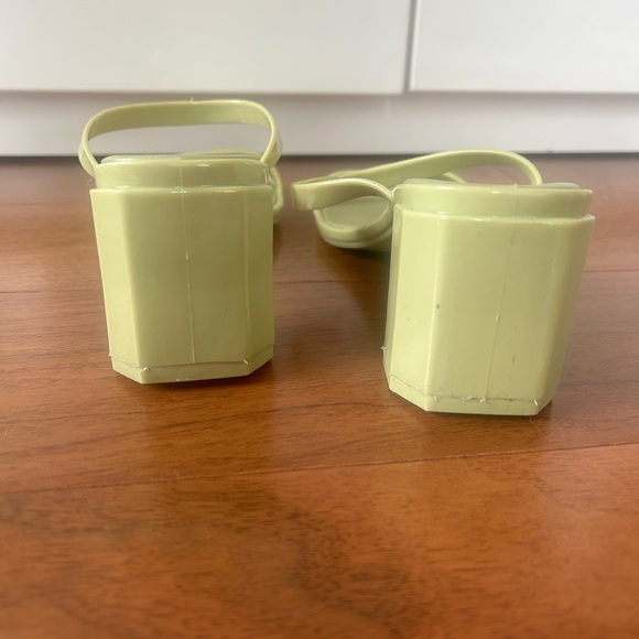 Jeffrey Campbell green jelly mules - Picture 2 of 5
